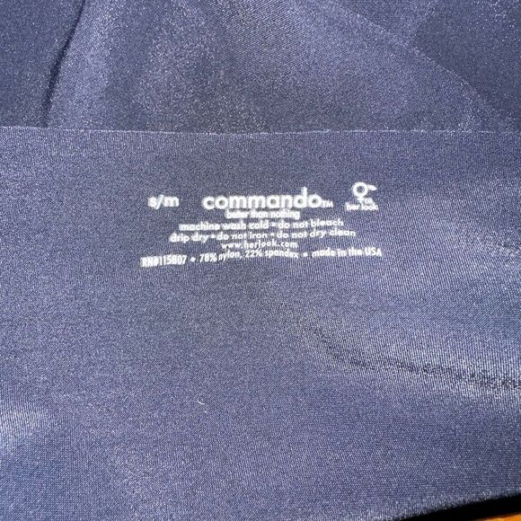 Commando Women's Cut Black Stretch Smoothing Slip Size Small/Medium - Picture 3 of 3